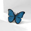 MayTree Brosche "Schmetterling Heavy Metal", Metall